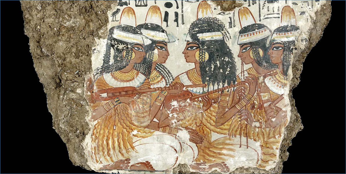 SIU Ancient Practices Egyptian Musicians