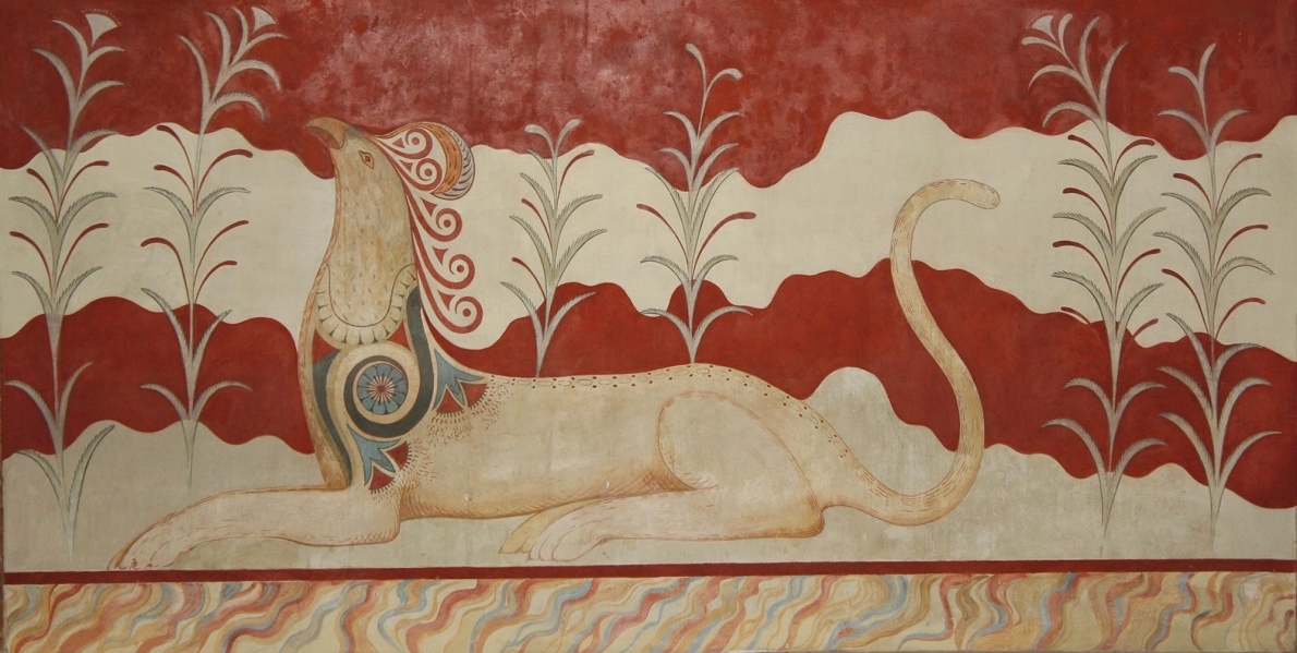 SIU Ancient Practices Minoan griffin fresco Konossos