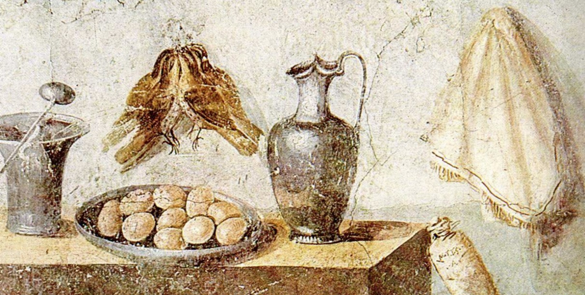 SIU Ancient Practices Pompeii still life - food